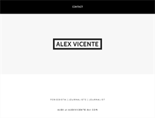 Tablet Screenshot of alexvicente.com